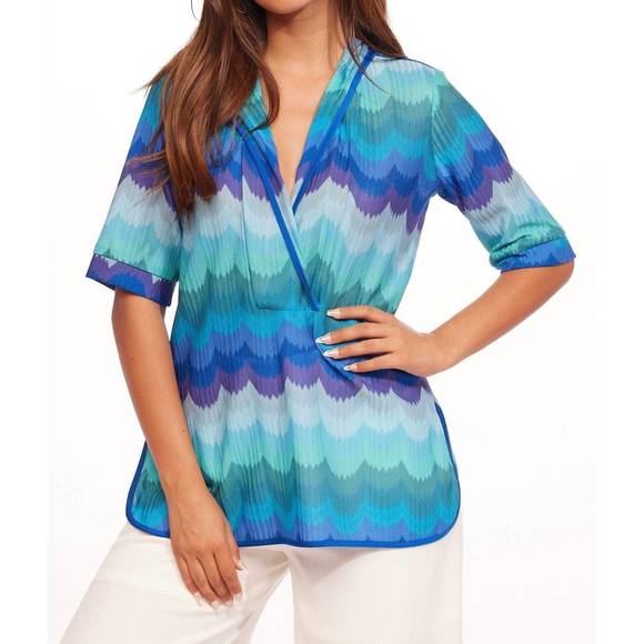 NEW EVA FRANCO hannelas top in sea holly - Picture 1 of 3